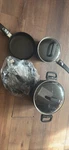 Pampered Chef Pot And Pan Set With 2 Lids. Fixed Price $375.00.