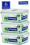 Glasslock Food-storage Container Airtight Lids Microwave Safe Set Of 3 9SIZES. Fixed Price $21.50.