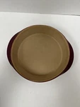 Pampered Chef New Traditions Round Baker 060804 - Crandberry Color 8" Diameter. Fixed Price $19.99.