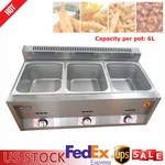3-PAN Propane Gas Food Warmer Restaurant Tabletop Desktop Countertop Steam. Fixed Price $197.40.