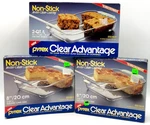 Lot Of 3 Pyrex Clear Advantage 2 Qt Baking Dish Nos One 11 7 Two 8" Square. Fixed Price $46.29.