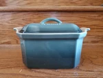 Le Creuset Heritage Ocean .8L Pate Terrine With Press. Fixed Price $140.00.