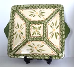 Temptations Divided Plate Old World Green Platter Tray Tara Ovenware Kfi 712696. Fixed Price $24.99.