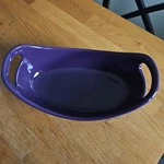 Rachael Ray Plum Purple Ceramic Oval Baking Dish With Handles - 2.25 Quart. Fixed Price $40.00.