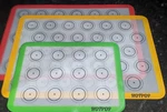 Hotpop Reusable Macaron Cookie 2 Half Sheets + 1 Quarter Lot Of 3. Fixed Price $9.00.
