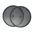 14 Inch Pizza Pan With Holes 2 Pack Perforated Huge Tray Carbon Steel C.... Fixed Price $36.36.