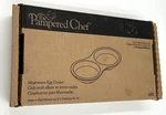 The Pampered Chef Microwave Stoneware Egg Cooker #1372 In Box. Fixed Price $18.95.