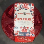 Nordic Ware Cozy Village Heavy Cast Aluminum Baking Pan 6 Cups 1.4 Liters *new*. Fixed Price $18.50.