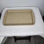Pampered Chef Family Heritage Stoneware 12 X 9 Bar Pan Tray Cookie Baking Sheet. Fixed Price $25.00.