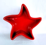 Chantal Star Shaped Dish Mold Red Cup 93-STW12 Bake Freeze Serve. Fixed Price $23.99.