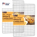 Cooling Racks For Cooking And Baking Pcs 10" X 15 Pack, Silver. Fixed Price $14.18.