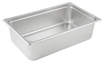 Winco 6-INCH Anti-jamming Steam Pan, Full, 24-GAUGE 6" Deep, Stainless Steel. Fixed Price $37.99.