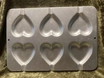 Wilton Treat Pan Valentine Heart Cookies Popsicle 2105-8104. Fixed Price $6.00.