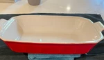 Emile Henry France Williams Sonoma Red Rectangle Baking Dish 96.72. Fixed Price $19.00.