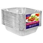 Aluminum Pans Half Size, 9X13, Extra Heavy Duty Disposable Foil For Baki.... Fixed Price $46.08.