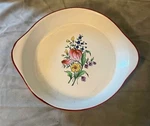 Vintage Luneville Old Strasbourg Au Gratin Baker Dish - Made France. Fixed Price $29.69.