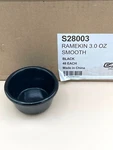 Black 3 Ounce Dipping Sauce Cups - Smooth Melamine Ramekin Set Of 48. Fixed Price $50.00.