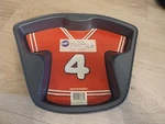 Wilton T-shirt-shaped Non-stick Cake Pan Jersey Football Dishwasher Safe. Fixed Price $19.99.