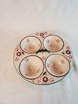 Temptations By Tara Old World Poinsettia Poached Egg Tray Oven Bakeware. Fixed Price $17.00.