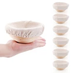 Doyolla Mini Bread Dough Proofing Basket & Liner (set 6, 5 Inch, Natural. Fixed Price $64.86.