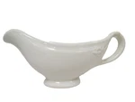 Vintage Hall China Gravy Boat White Footed Sauce Server Made Usa Pottery. Fixed Price $14.95.