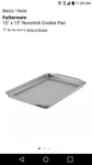 Farberware 10X15 Inch Cookie Pan. Fixed Price $15.00.