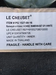 Le Creuset Poterie White Ceramic Ramekins Of Round 3/4 Oz. Fixed Price $30.00.