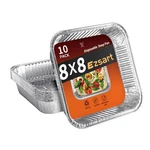Aluminum 8X8-10 Pack Disposable Foil Pans, Roasting Trays For H.... Fixed Price $17.09.