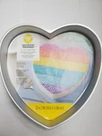 Wilton Decorative Preferred 12-INCH Heart Shaped Love Cake Baking Mold Alu Pan. Fixed Price $18.95.
