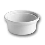 Hall China 630BBWA Bright White 9 Oz. Casserole Without Lid - 24 / Cs. Fixed Price $434.63.