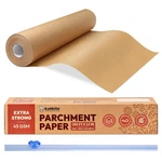 Unbleached Parchment Paper Roll For Baking 12IN X 262FT, 260 Sq.ft, Heavy Dut.... Fixed Price $24.93.