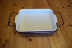 Sur La Table Oven Baker Red Rectangle Baking Dish 13 X 9 W/ Stand. Fixed Price $33.00.