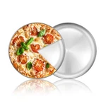 Deedro Pizza Baking Pan Sheet, 10 Inch Stainless Steel 2 Pieces, Silver. Fixed Price $19.61.