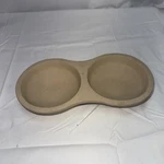 The Pampered Chef Stoneware Microware Double Egg Cooker Nice Quick 5142. Fixed Price $24.00.
