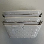 Balvery Set Of 3 White Ceramic Mini Loaf / Baking Dishes With Handles. Fixed Price $18.95.