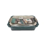 Pioneer Woman Flea Market Ruffle Top Rectangular Floral Ceramic Bakeware Set 2PC. Fixed Price $31.95.