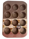 Farberware Bakeware Nonstick Muffin Pan Rose Gold New. Fixed Price $19.99.