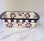 Temptations Eggplant Old World Tara Loaf Pan Baking Dish With Lid 11X6X3. Fixed Price $24.00.