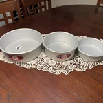 Fat Daddios 5 Pc 3 Tier Cake Pans Nos With Labels. Fixed Price $42.50.