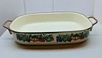 Party Family Enamel Oven Range Broiler Roasting Baking Casserole Pan Tray Server. Fixed Price $49.99.