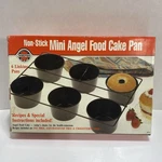 Norpro Black Non Stick Mini Angel Food Baking Pan Makes 6 Cakes. Fixed Price $14.95.