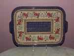 Polish Pottery 16" Cookie Sheet/serving Tray! Unikat Signature Rembrandt!. Fixed Price $209.99.