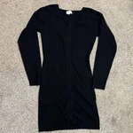 Le Lis Women's Black Stretchy Cinch Dress Large. Fixed Price $18.00.