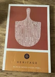 Heritage Acacia Wood Peel Great For Pizza, Cheese & Charcuterie Boards. Fixed Price $24.99.
