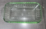 B1 Martha Stewart Everyday MSE213 Green Ribbed Rectangular Glass Loaf Pan 1.5 Qt. Fixed Price $18.88.