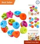 24-PACK Nonstick Silicone Molds Ideal For Donuts, Muffins & Jello Treats. Fixed Price $26.55.