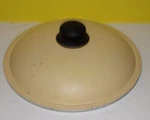 Vintage Aluminum Pan Pot Replacement Lid Golden Harvest Yellow 9 1/2" Inner 10". Fixed Price $12.73.