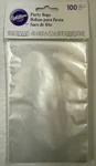 Wilton Party Bags Clear 4X6 Wedding Birthday Treat Candy Cookies Baking 100 Ct. Fixed Price $5.57.