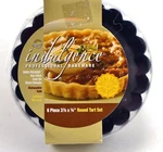 Wilton Indulgence Non-stick Tart Set Professional Bakeware Round 3-7/8 X 3/4. Fixed Price $12.95.