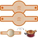 Silicone Bread Sling For Dutch Oven, Non-stick & Easy To Clean Baking Mat Set.... Fixed Price $15.67.